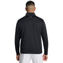 Under Armour Mens MatchPlay 1/4 Zip Top - Black/Pitch Gray