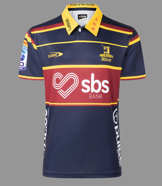 Classic Sportswear Highlanders 2026 Super Rugby Youth Home Jersey