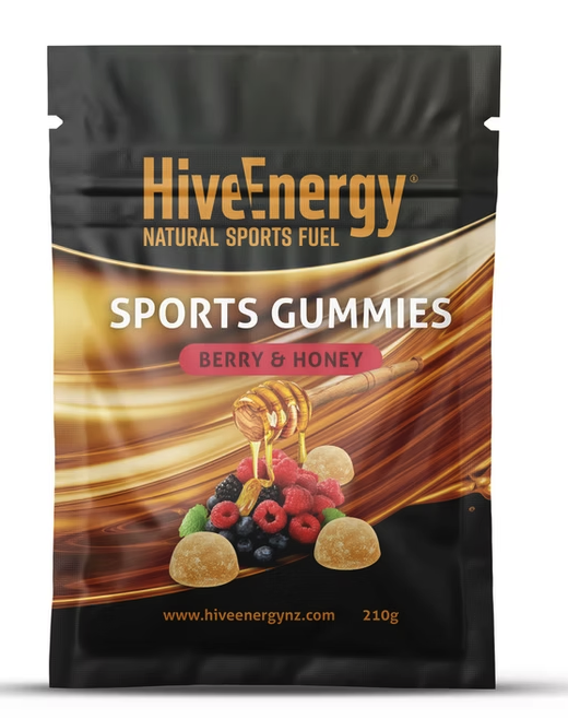 HiveEnergy Sports Gummies- Berry & Honey