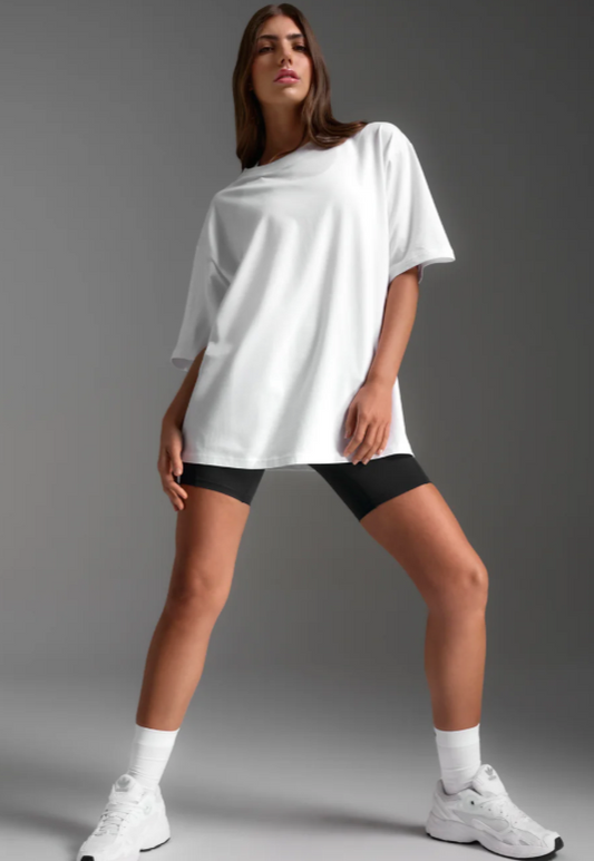 2XU Unisex EZ Oversized Organic Cotton Tee - White