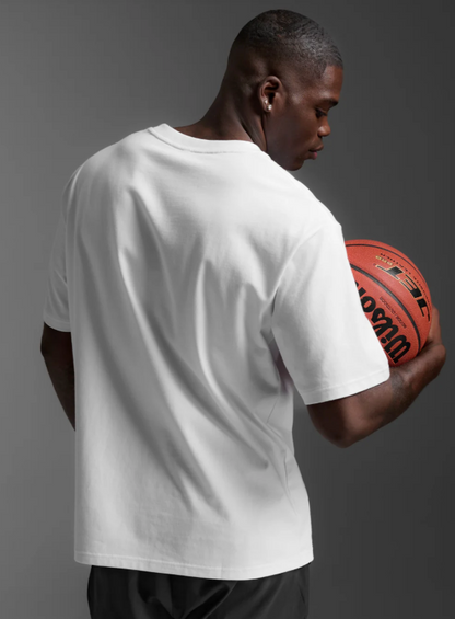 2XU Unisex EZ Oversized Organic Cotton Tee - White