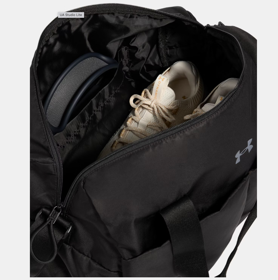 Under Armour Womens Studio Lite Duffle - Black/Castlerock