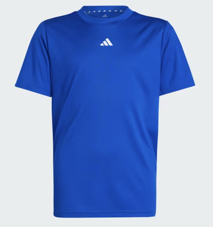 Adidas Kids  Training Essentials Tee- Royal Blue/White