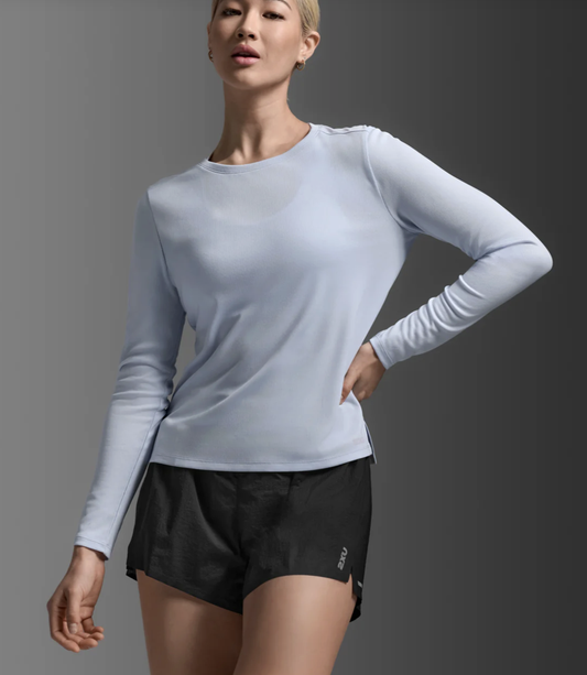 2XU Womens Aero Long Sleeve Tee - Halogen