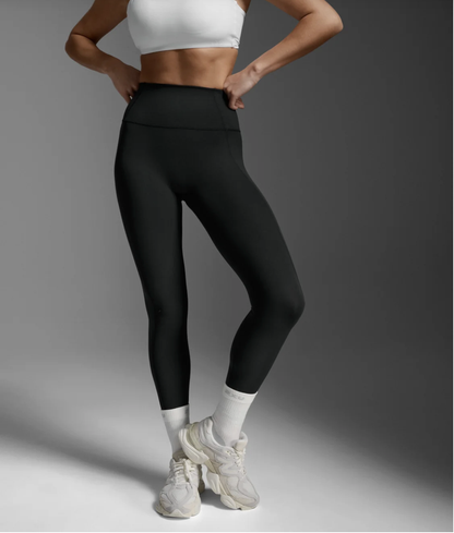 2XU Womens Fluid Hi-Rise Tights - Black/Black