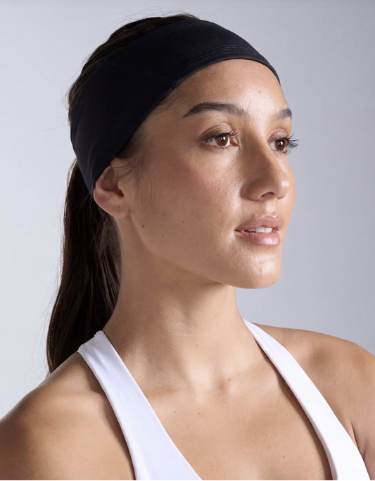 2XU Ignition Haptic headband - Black/Silver Reflective