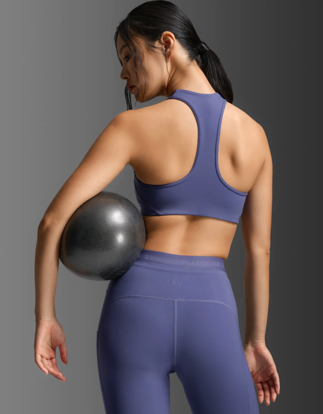 2XU Womens Form Racerback Medium Impact Bra - Future Dusk