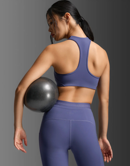 2XU Womens Form Racerback Medium Impact Bra - Future Dusk