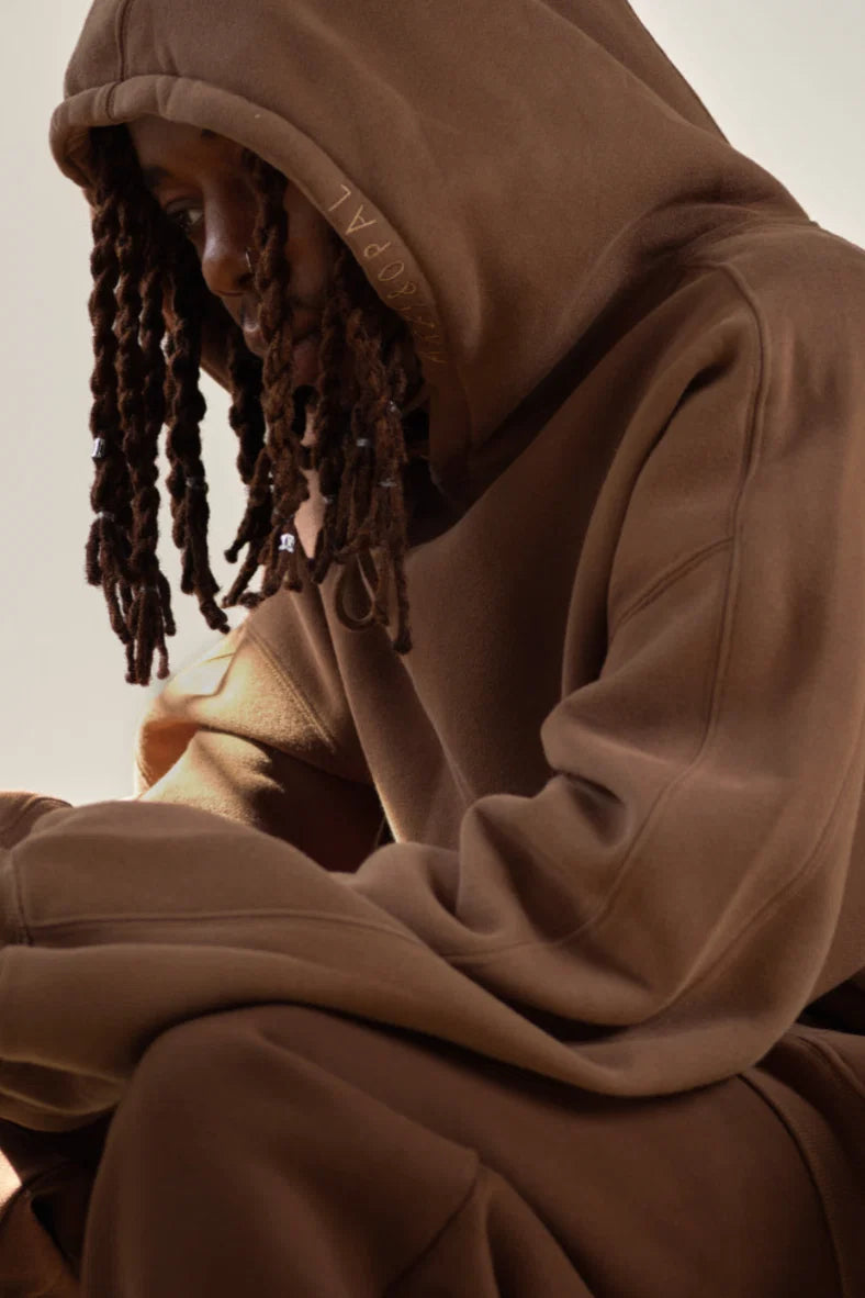 Arby & Opal Signature Full Length Hoodie - Cocoa