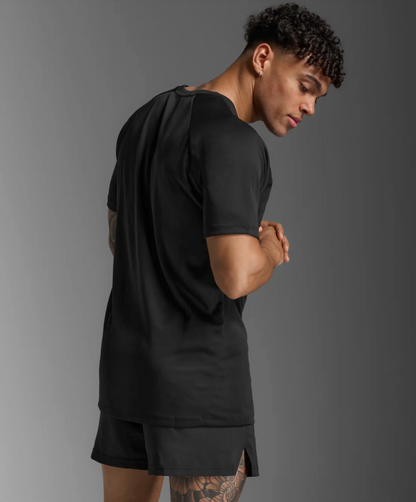 2XU Mens Aspire Tee - Black/White
