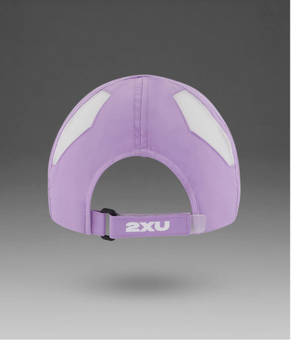 2XU Unisex Run Cap - Lavender/White