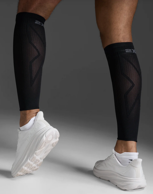 2XU X Compression Calf Sleeves - Black/Black