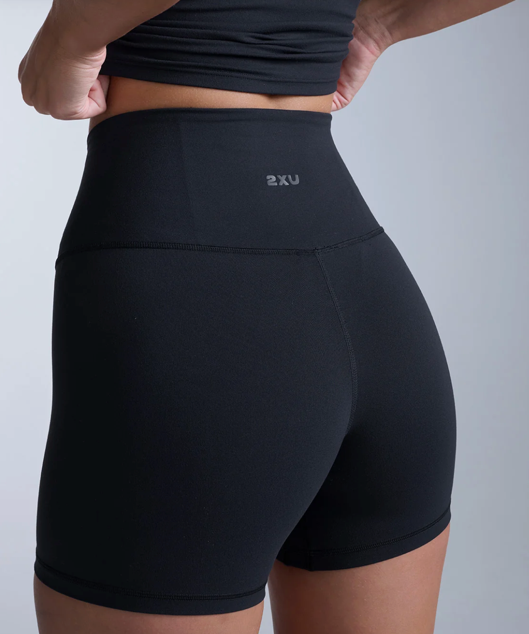 2XU Womens Hi-Rise 5 Inch Shorts - Black
