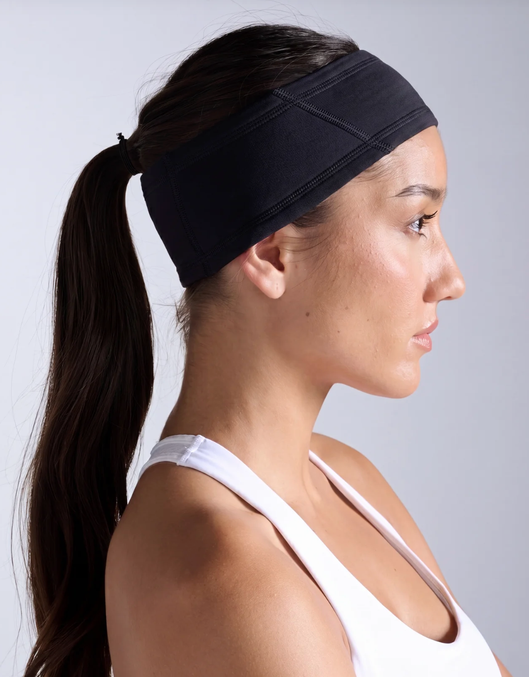 2XU Ignition Haptic headband - Black/Silver Reflective