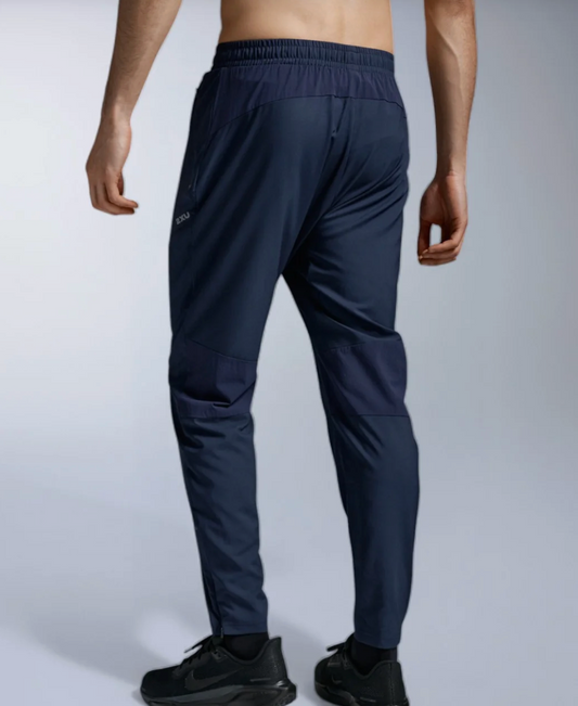 2XU Mens Aero Woven Jogger - Midnight/Silver Reflective