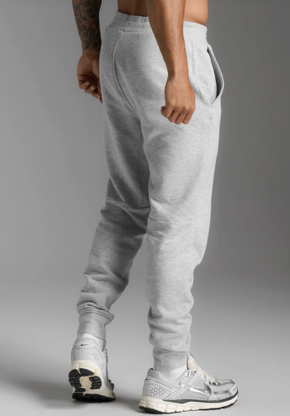 2XU Mens Aspire Trackpant-  Grey Marle/White