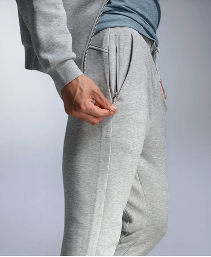 2XU Mens Commute Smooth Spacer Trackpants - Grey Marle