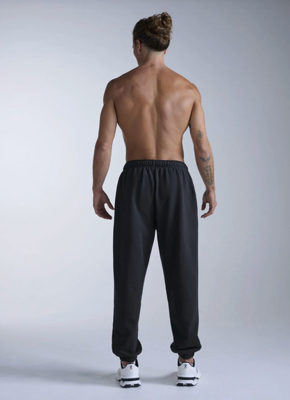 2XU Mens EZ Oversized Organic Cotton Trackpants - Black