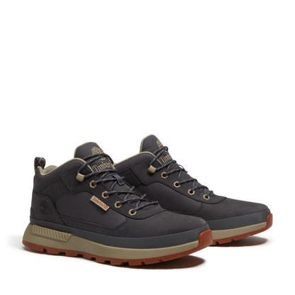 Timberland Mens Field Trekker Mid - Dark Grey Nubuck