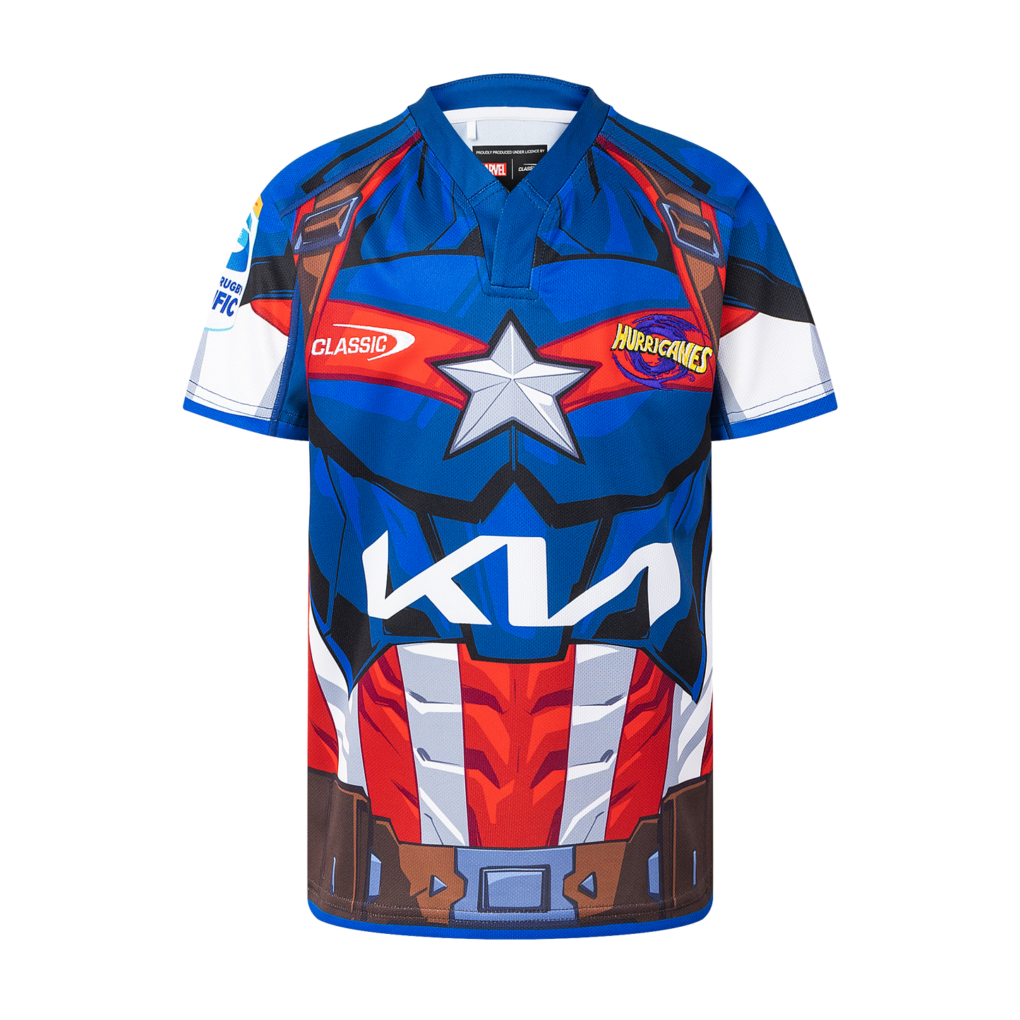 Classic Hurricanes Youth Marvel Captain America Jersey