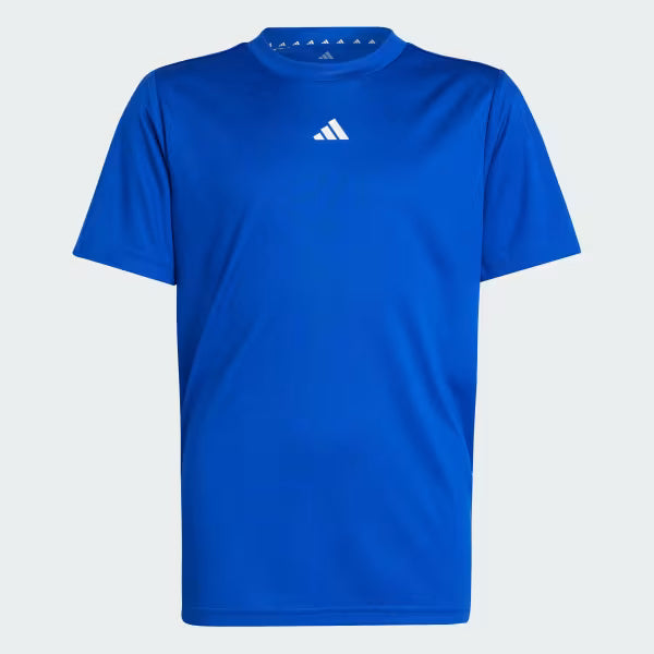 Adidas Kids  Training Essentials Tee- Royal Blue/White