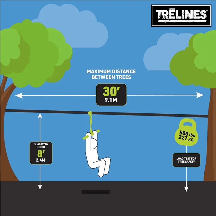 Trelines Roller Adventure Line 11m