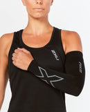 2XU Flex Compression Arm Sleeve (Single) - Black/Gray