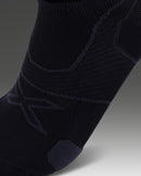 2XU Vectr Cushion No Show Socks - Black/Titanium