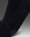 2XU Vectr Cushion No Show Socks - Black/Titanium