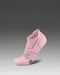 2XU Vectr Cushion No Show Socks - Dusty Pink/Grey