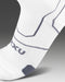 2XU Vectr Cushion Crew Socks - White/Grey