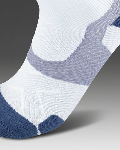 2XU Vectr Light Cushion Crew Socks - Halogen/Blue Stone