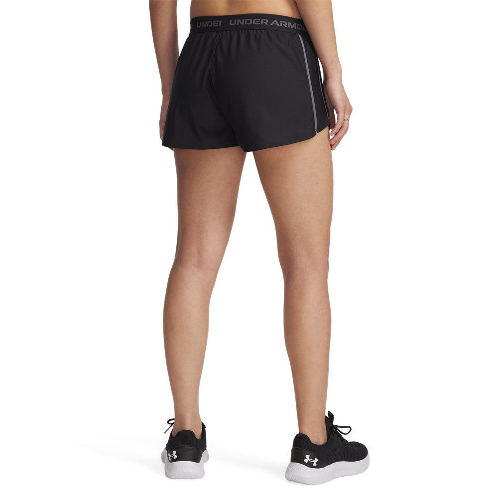 Under Armour Womens Tech Play Up Shorts - Black/Castlerock