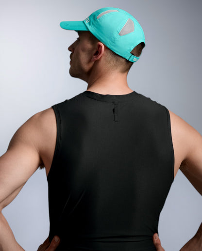 2XU Unisex Run Cap - Aurora/White