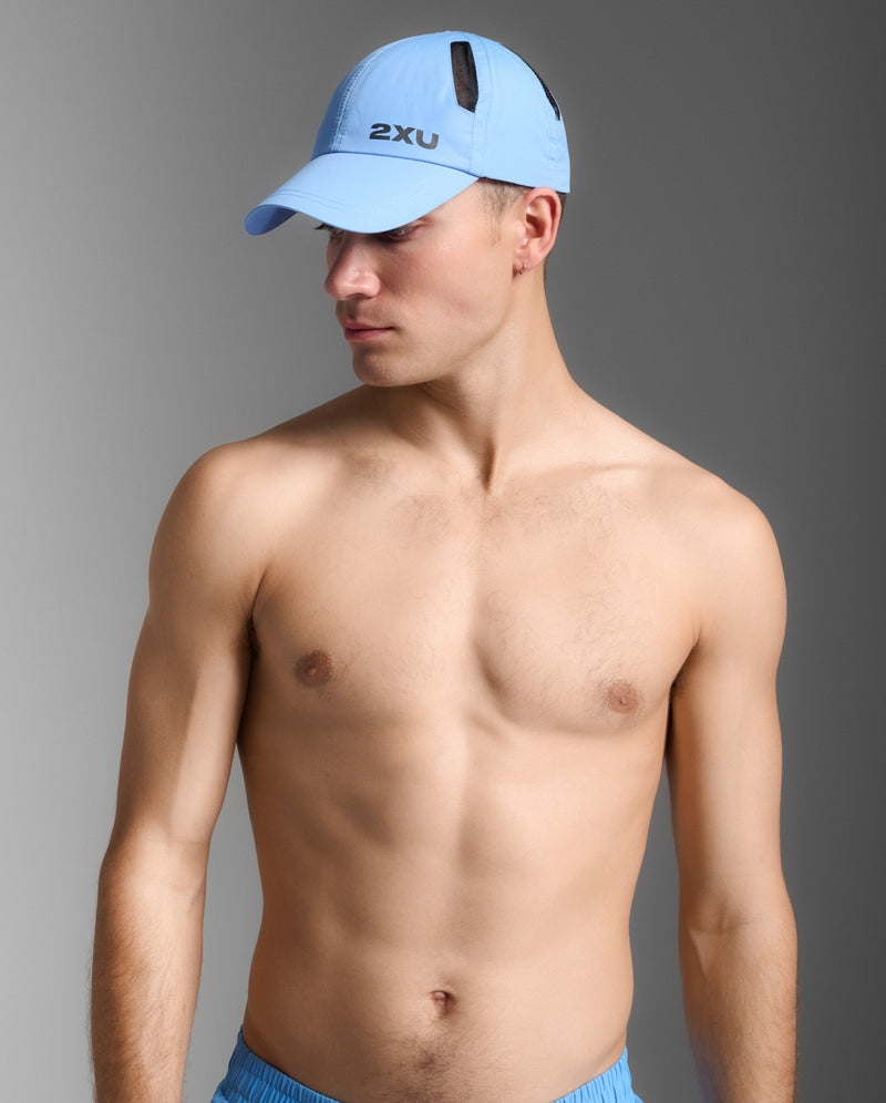 2XU Unisex Run Cap - Azure Blue