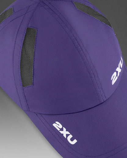 2XU Unisex Run Cap - Future Dusk/White