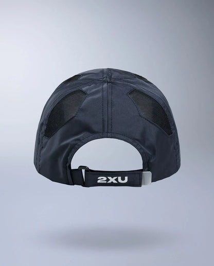 XU Unisex Run Cap - Midnight/Silver