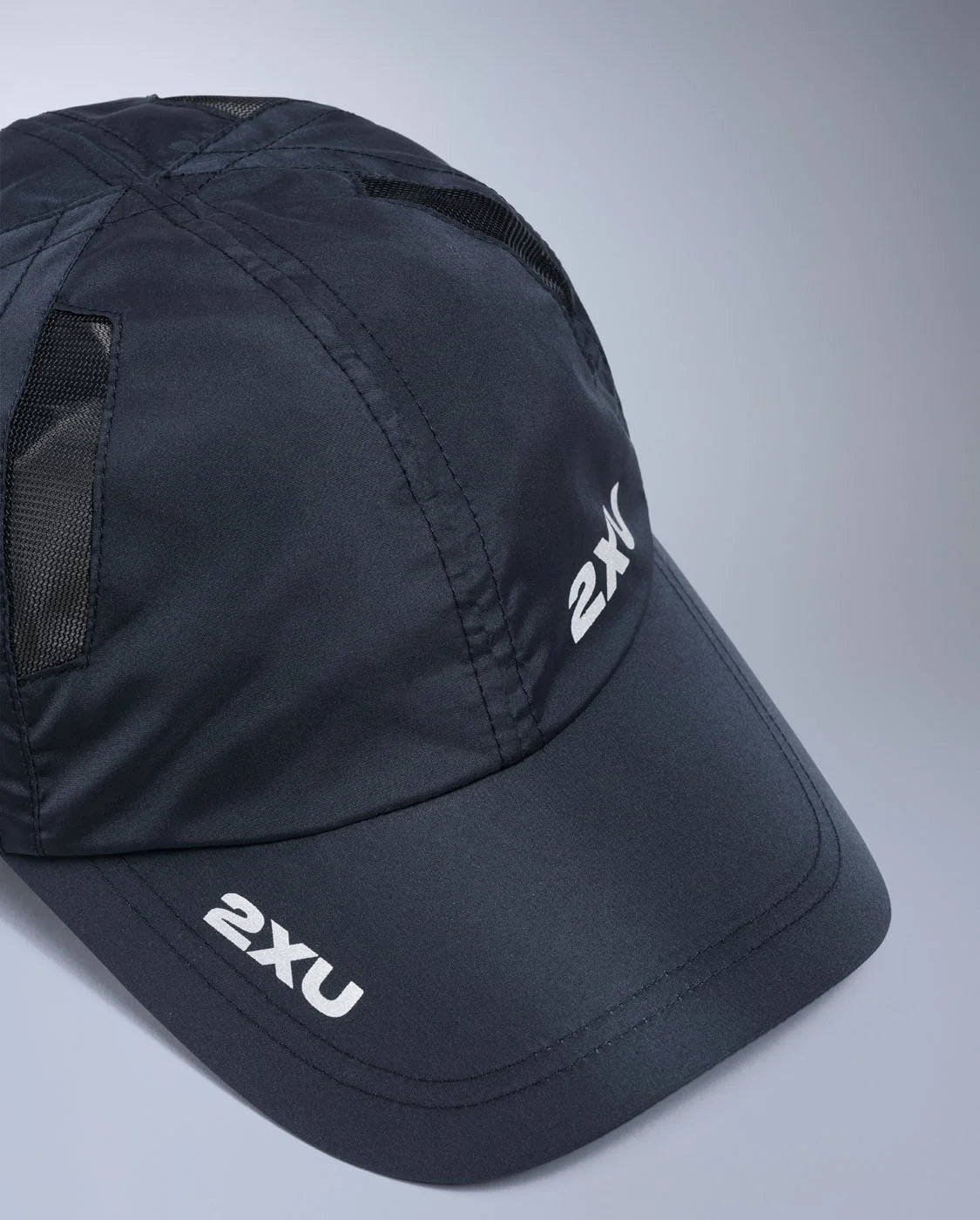 XU Unisex Run Cap - Midnight/Silver