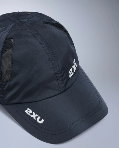 XU Unisex Run Cap - Midnight/Silver