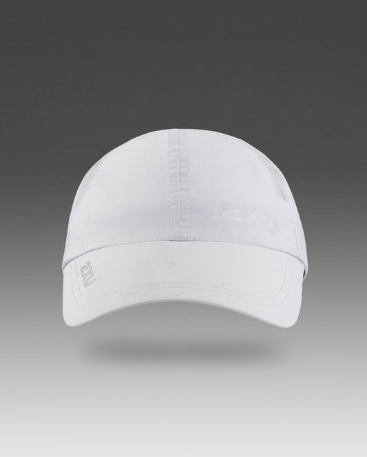 2XU Unisex Run Cap - White/White