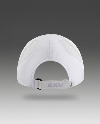 2XU Unisex Run Cap - White/White