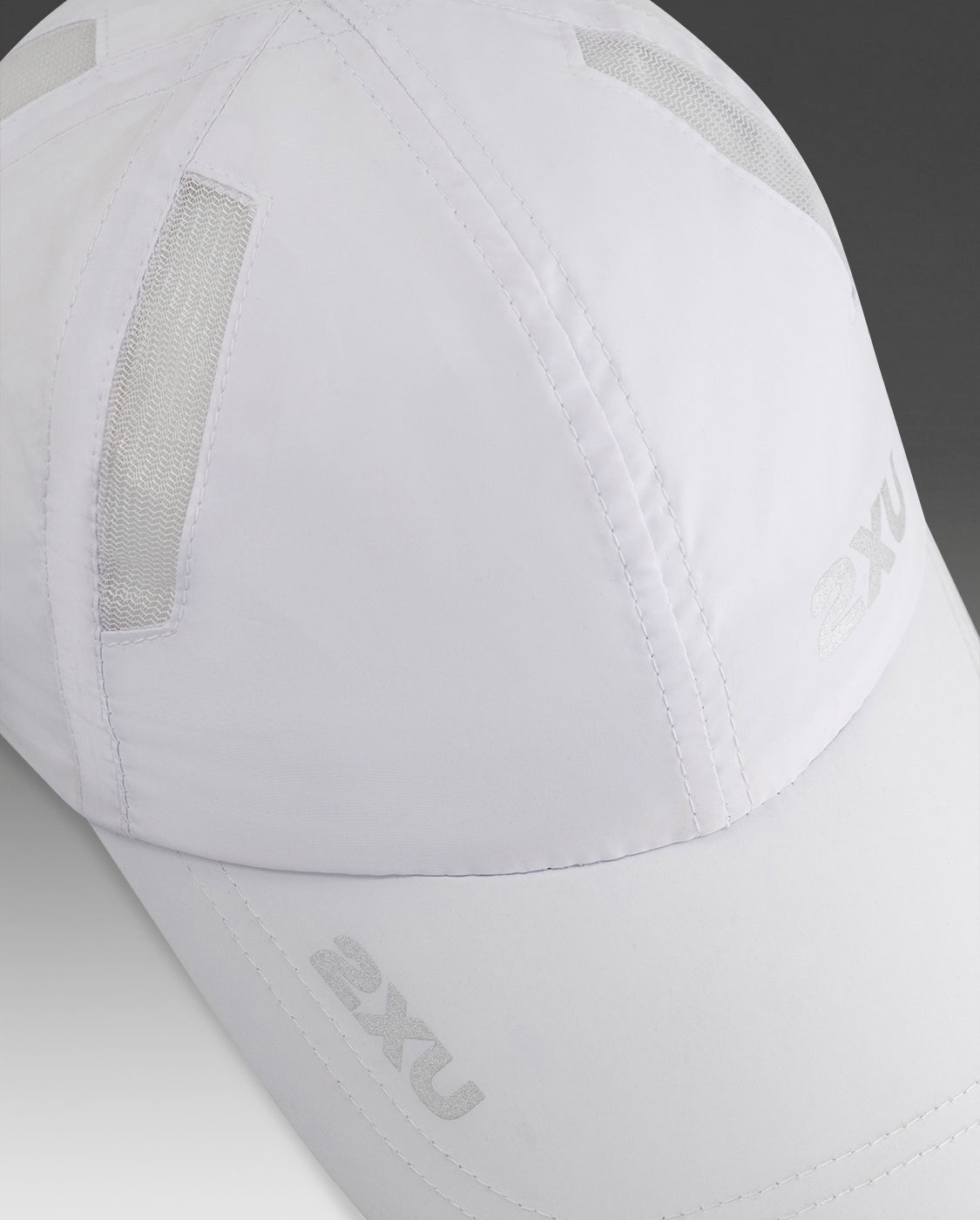 2XU Unisex Run Cap - White/White