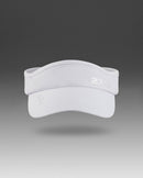 2XU Unisex Run Visor - White/White