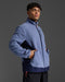 2XU Unisex Polartec Sherpa Full Zip - Blue Stone/Midnight