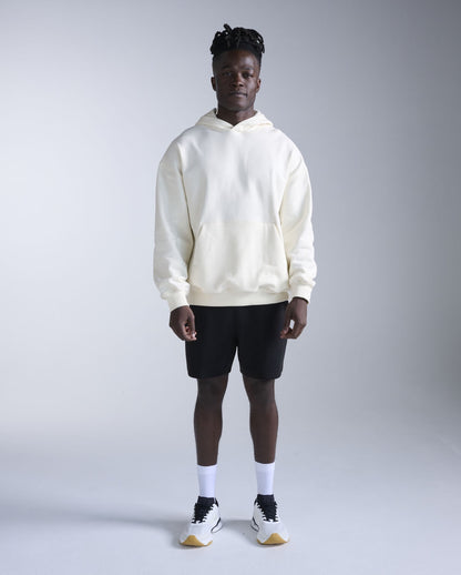 2XU Unisex EZ Oversized Organic Cotton Hoodie - Chalk