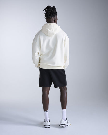 2XU Unisex EZ Oversized Organic Cotton Hoodie - Chalk