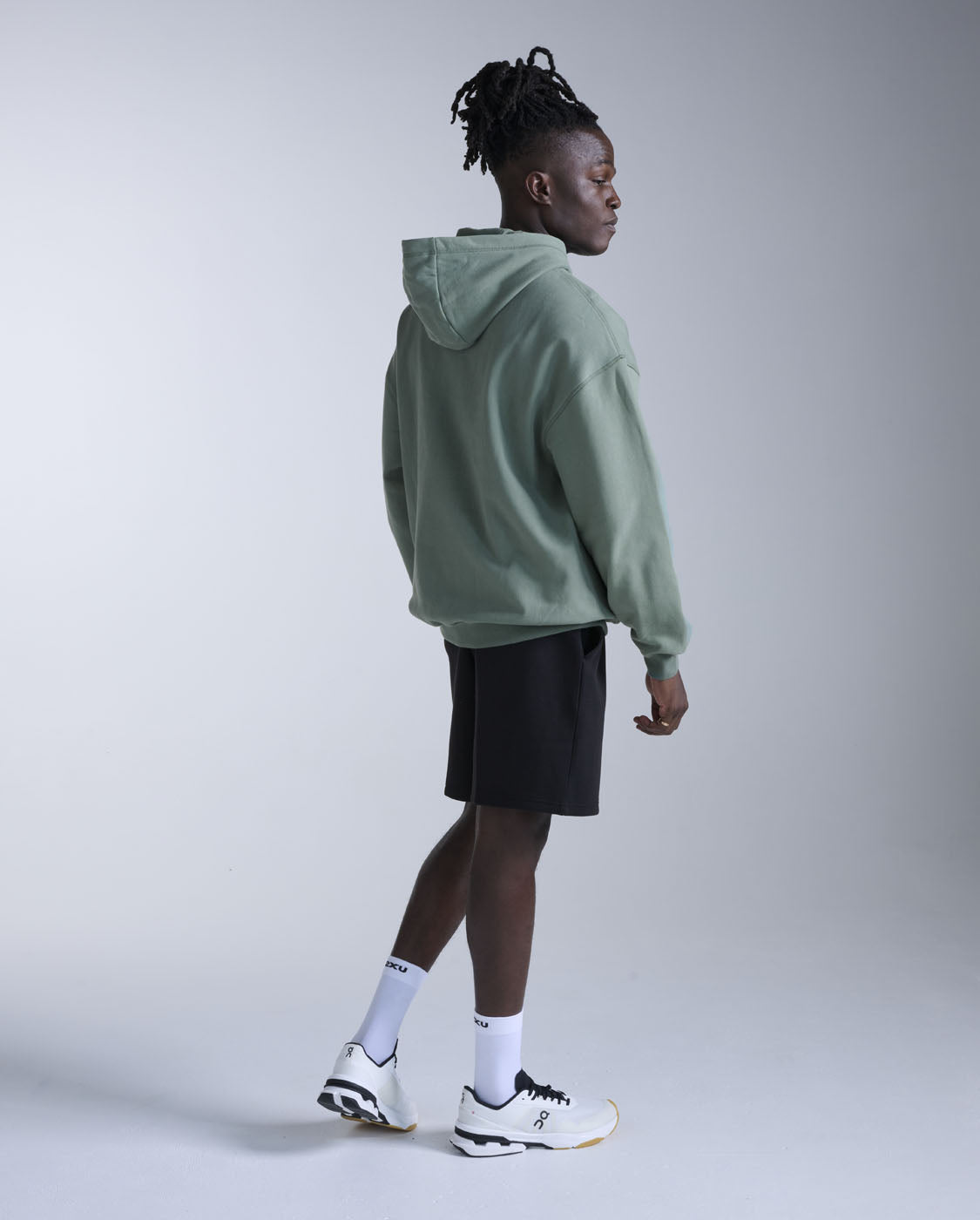 2XU Unisex EZ Oversized Organic Cotton Hoodie - Fern
