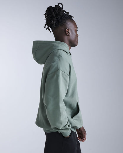 2XU Unisex EZ Oversized Organic Cotton Hoodie - Fern