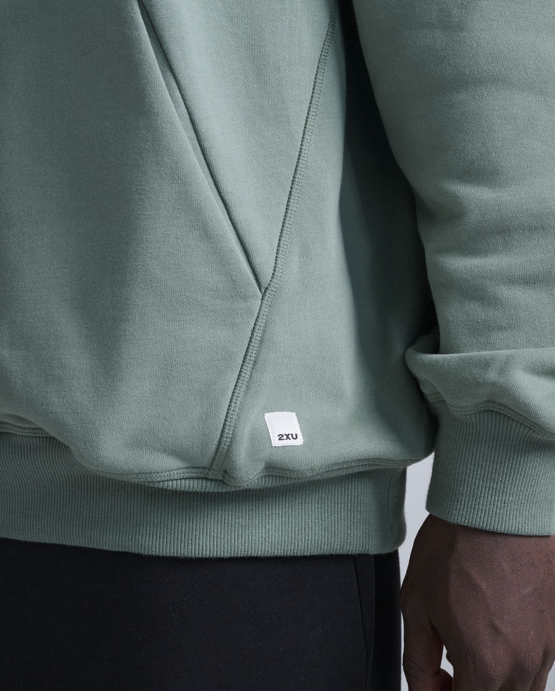 2XU Unisex EZ Oversized Organic Cotton Hoodie - Fern