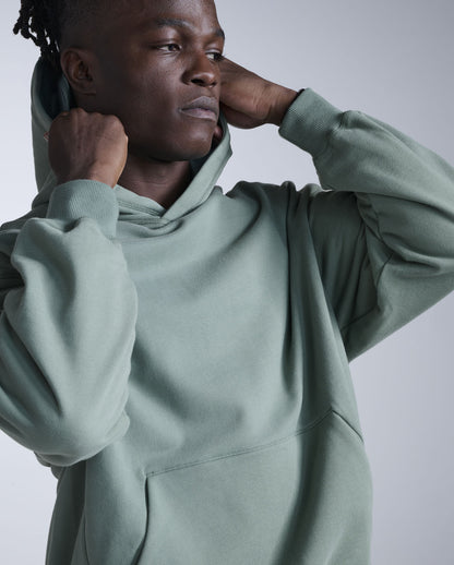 2XU Unisex EZ Oversized Organic Cotton Hoodie - Fern